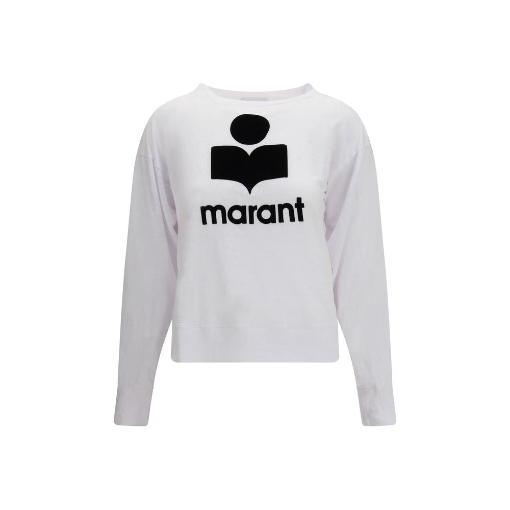 Marant Étoile White Linen Sweatshirt