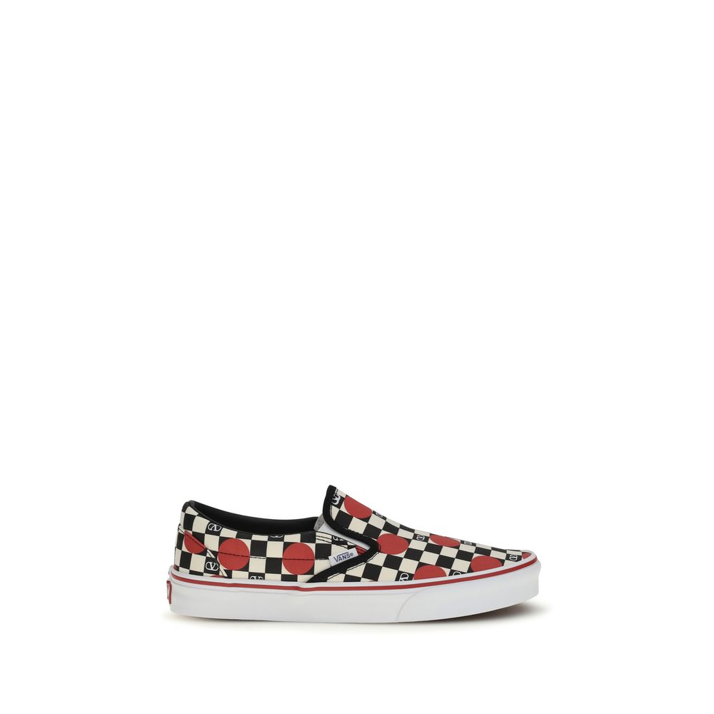 Valentino Garavani Multicolor Cotton Slip-on Sneakers