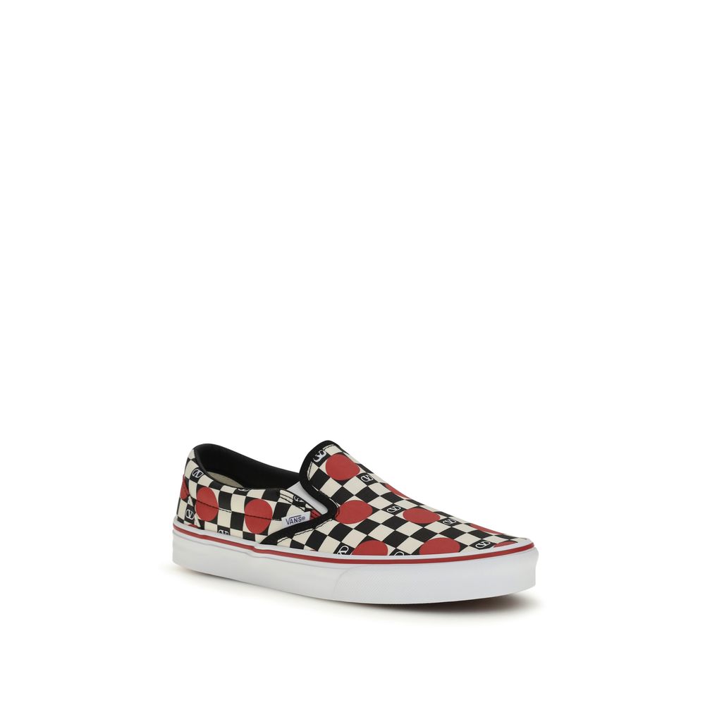 Valentino Garavani Multicolor Cotton Slip-on Sneakers