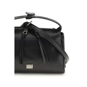 Dolce & Gabbana Black Calf Leather Shoulder Bag