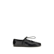 Church's Black Calf Leather Ballet Flats