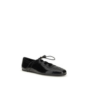 Church's Black Calf Leather Ballet Flats