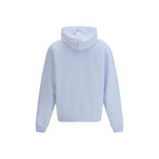 Jacquemus Blue Cotton Hooded Sweatshirt