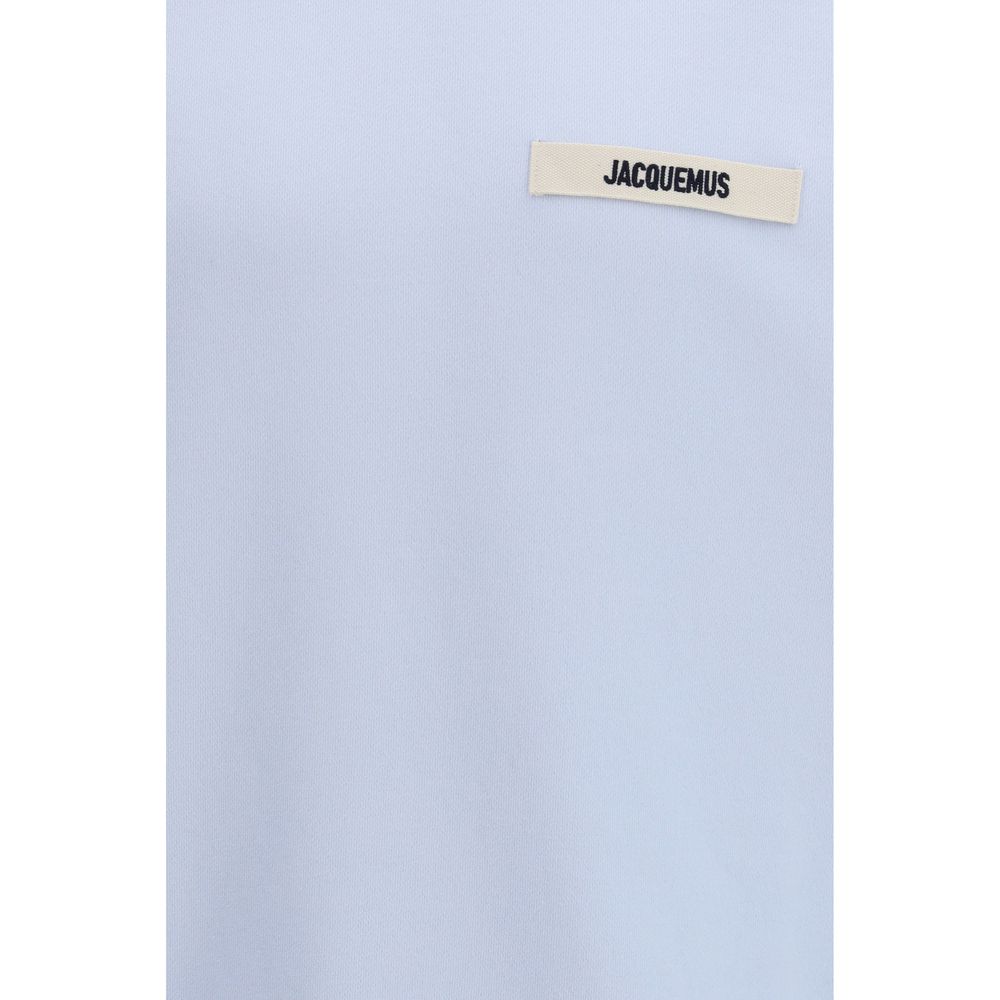 Jacquemus Blue Cotton Hooded Sweatshirt