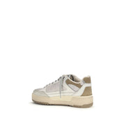 Golden Goose White Calf Leather Chunky Sneakers