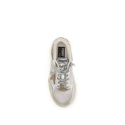 Golden Goose White Calf Leather Chunky Sneakers
