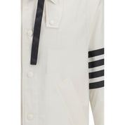 Thom Browne White Polyamide Sweatshirt