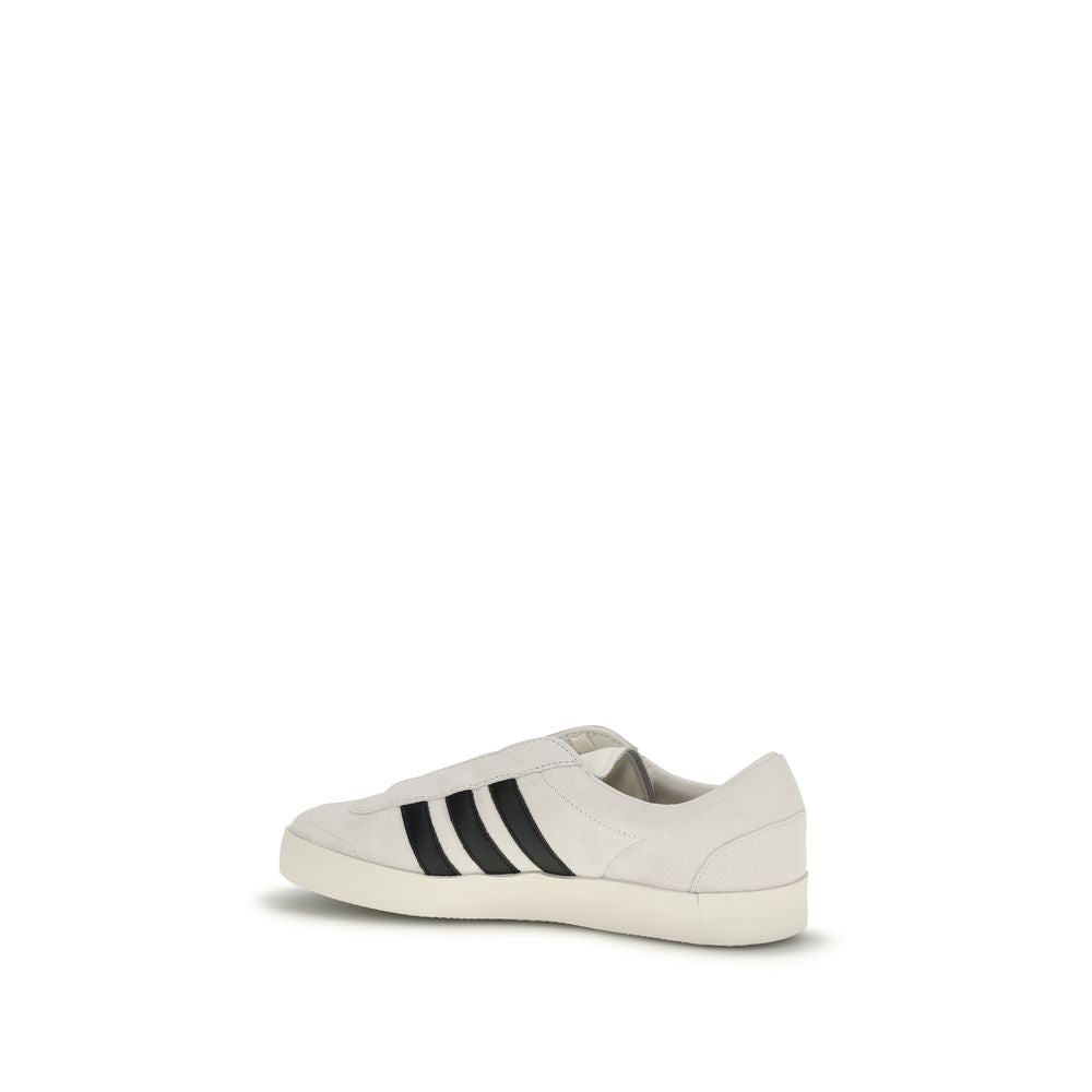 Y-3 Beige Calf Leather Low Top Sneakers