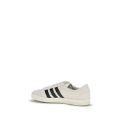 Y-3 Beige Calf Leather Low Top Sneakers