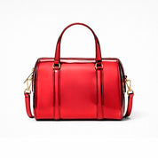 Michael Kors Red Multicolor Canvas Handbag