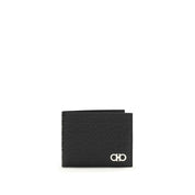 Ferragamo Black Calf Leather Wallet