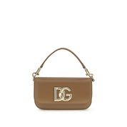 Dolce & Gabbana Brown Calf Leather Shoulder Bag