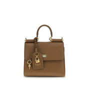 Dolce & Gabbana Brown Calf Leather My Sicily Handbag