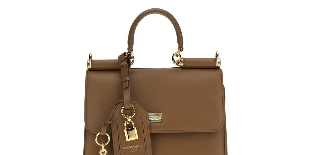 Dolce & Gabbana Brown Calf Leather Handbag