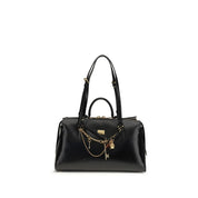 Dolce & Gabbana Black Calf Leather Shoulder Bag