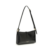 Dolce & Gabbana Black Calf Leather Lock Shoulder Bag