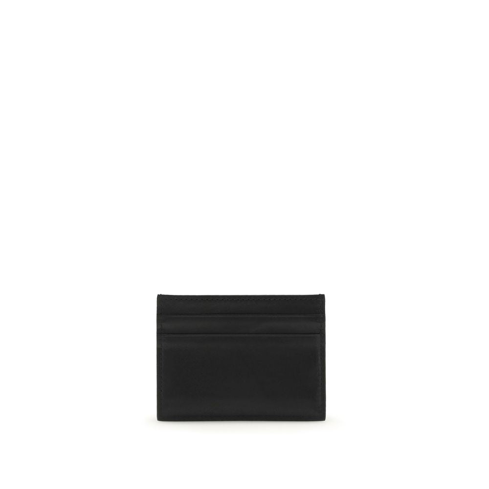 Dolce & Gabbana Black Calf Leather Card Holder