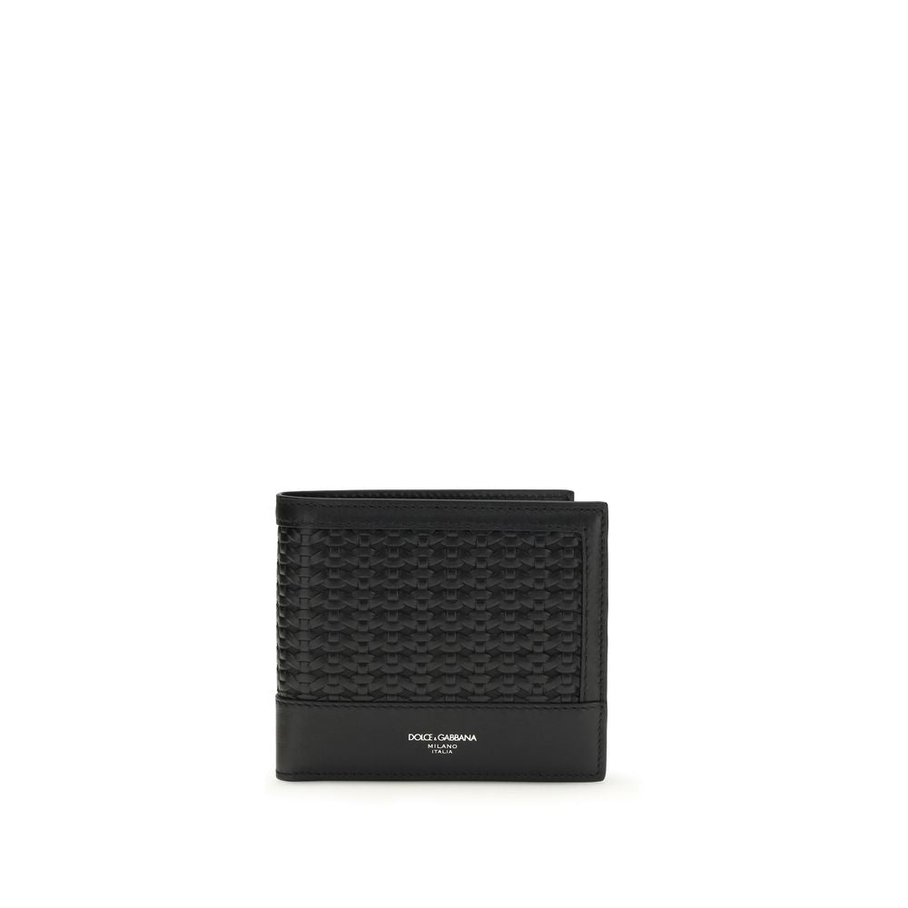 Dolce & Gabbana Black Calf Leather Wallet
