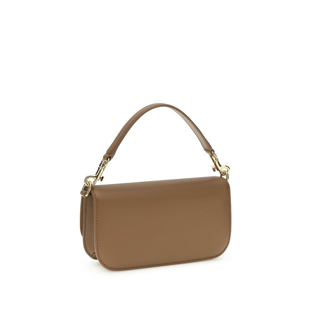 Dolce & Gabbana Brown Calf Leather Shoulder Bag