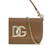 Dolce & Gabbana Brown Calf Leather Shoulder Bag