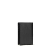 Dolce & Gabbana Black Calf Leather Passport Holder