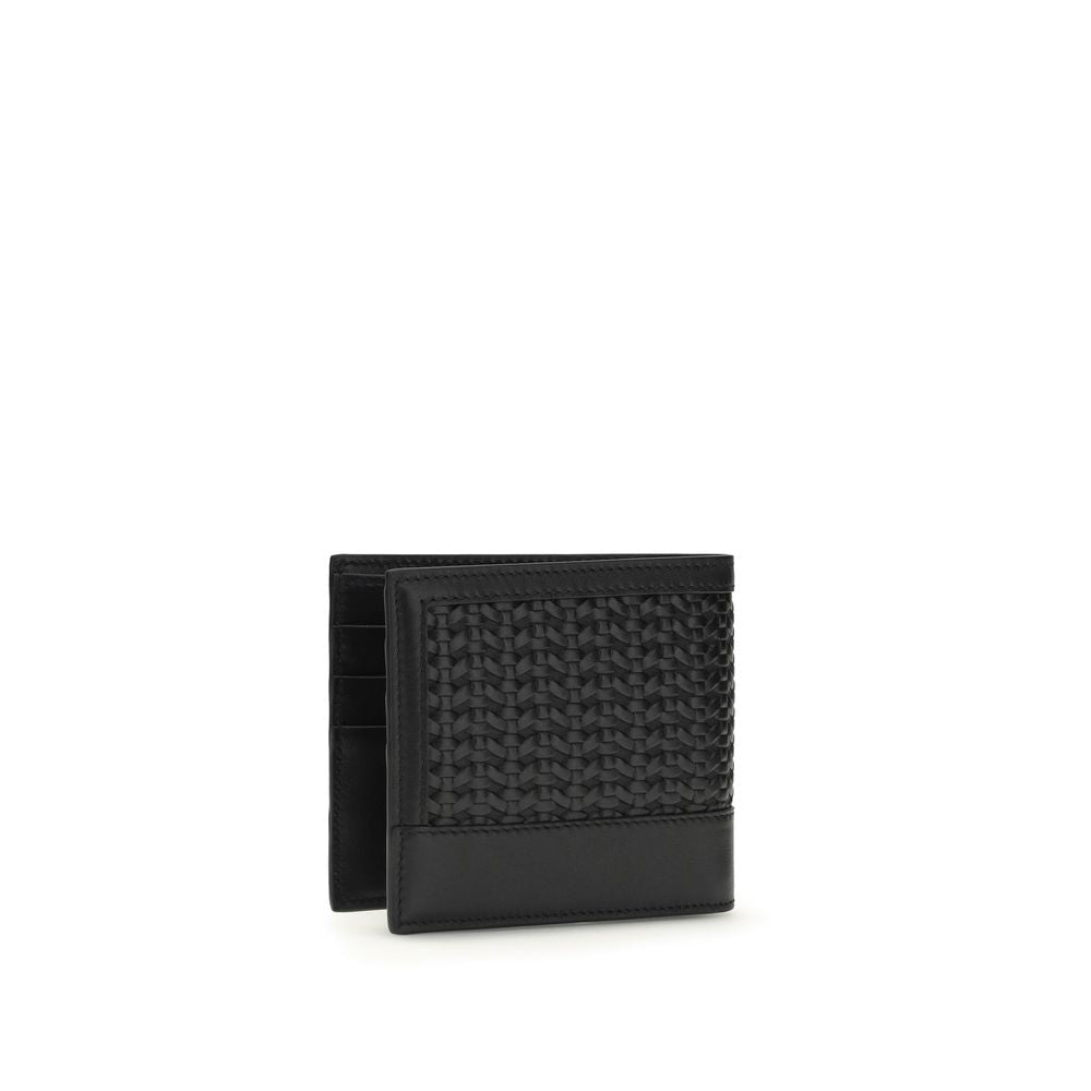 Dolce & Gabbana Black Calf Leather Wallet