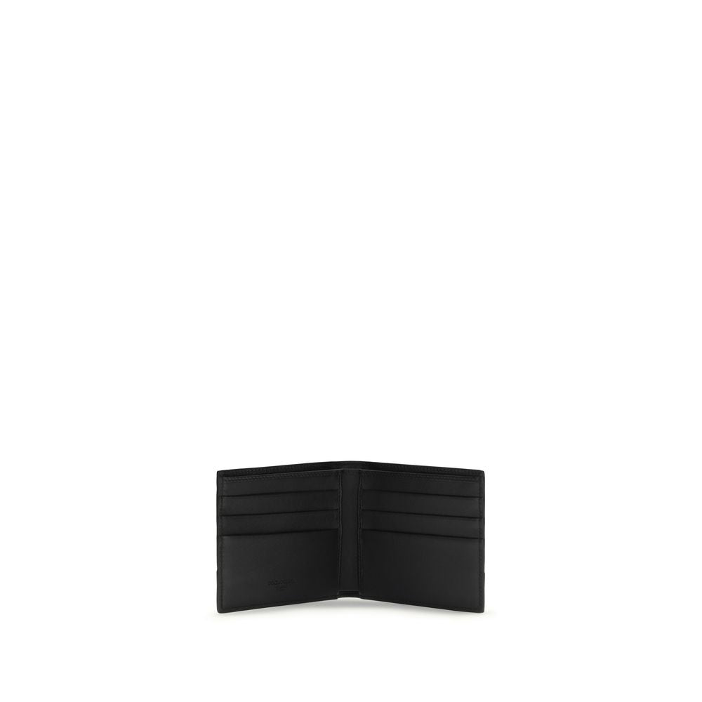 Dolce & Gabbana Black Calf Leather Wallet