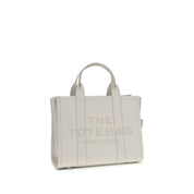 Marc Jacobs White Calf Leather Medium Tote Handbag