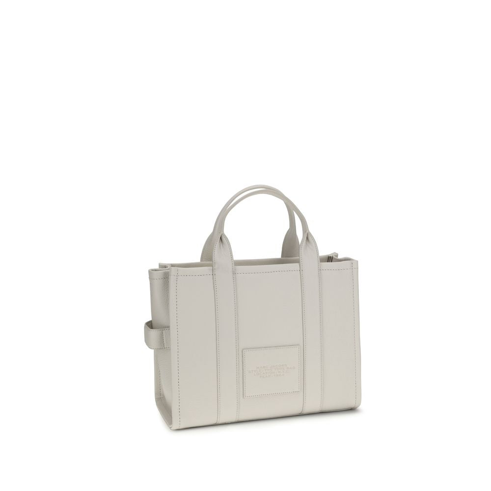 Marc Jacobs White Calf Leather Medium Tote Handbag