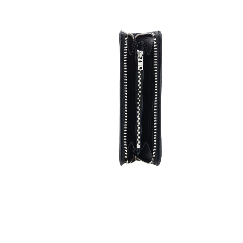 Saint Laurent Black Calf Leather Wallet