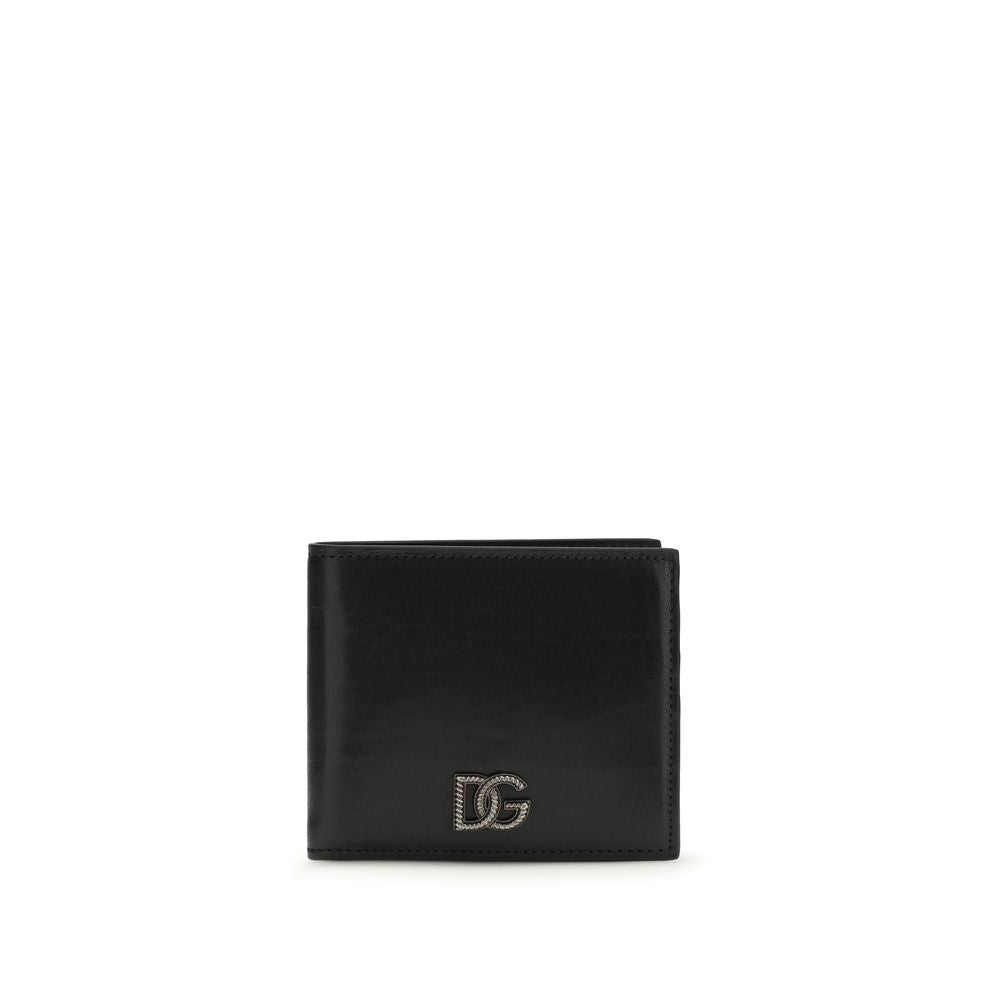 Dolce & Gabbana Black Calf Leather Wallet