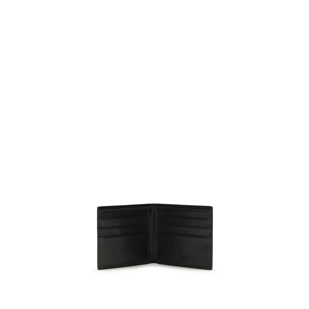 Dolce & Gabbana Black Calf Leather Wallet