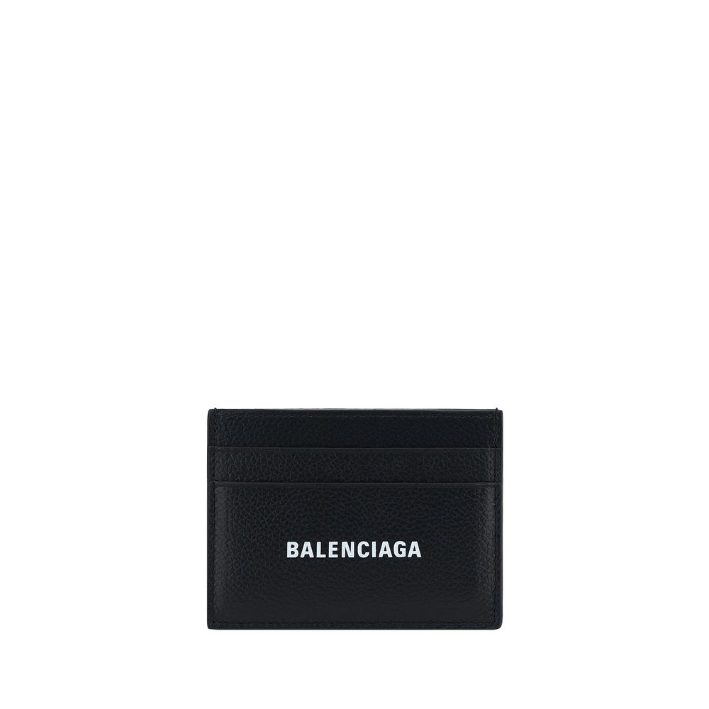 Balenciaga Black Calf Leather Card Holder