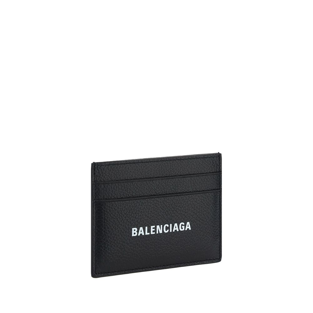 Balenciaga Black Calf Leather Card Holder