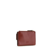 PINKO Bordeaux Calf Leather Wallet
