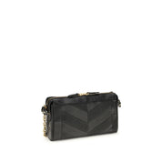 Valentino Garavani Black Nappa Leather Shoulder Bag