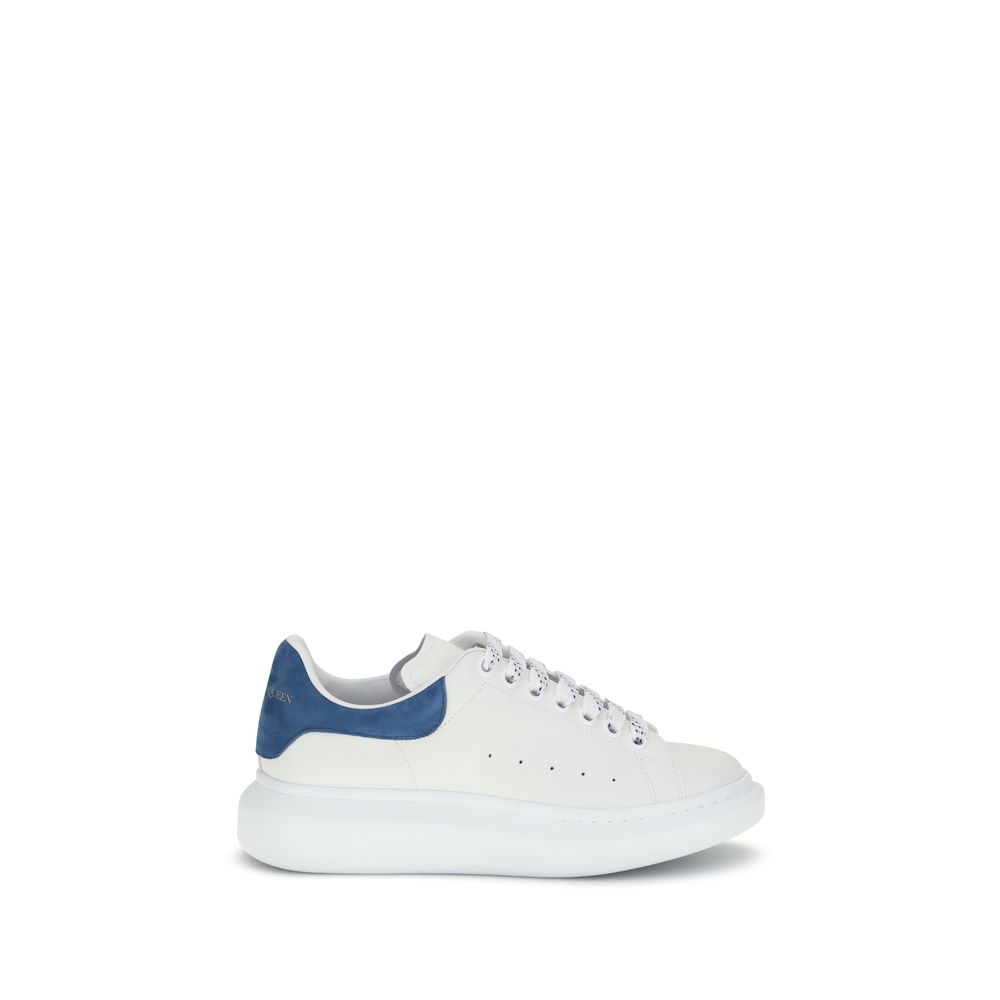 Alexander McQueen White Calf Leather Platform Sneakers