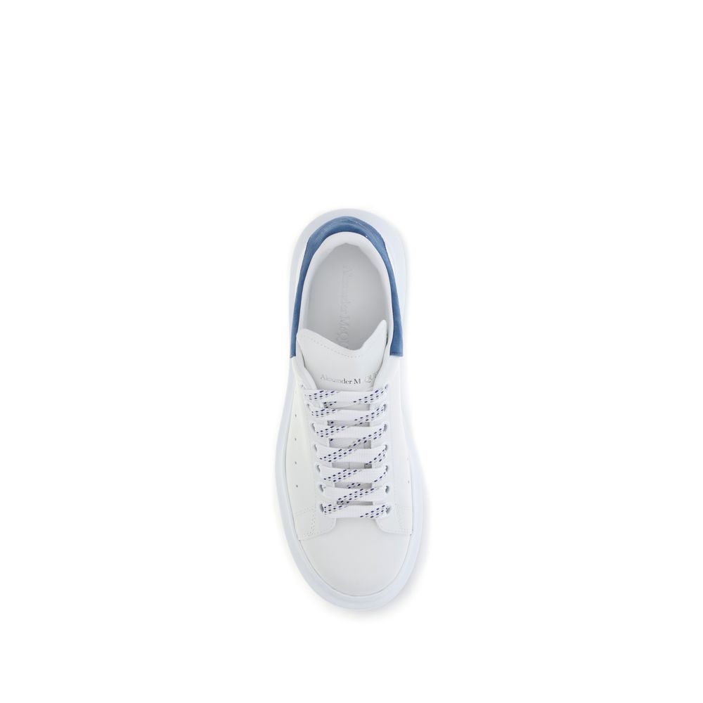 Alexander McQueen White Calf Leather Platform Sneakers