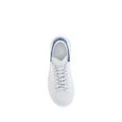 Alexander McQueen White Calf Leather Platform Sneakers