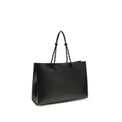 Jil Sander Black Calf Leather Tangle Shoulder Bag