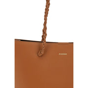 Jil Sander Brown Calf Leather Tangle Shoulder Bag
