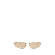 Balenciaga Gold Metal D-frame Gossip Sunglasses