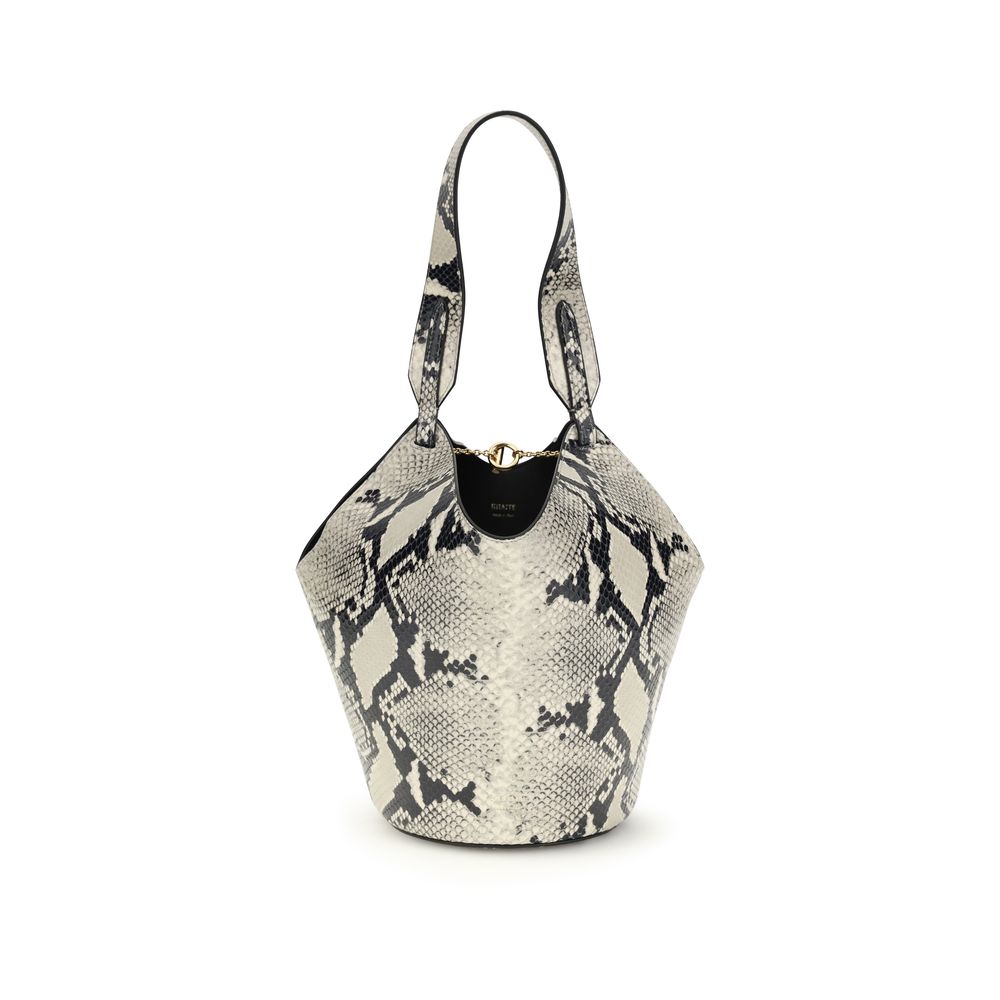 Khaite Multicolor Calf Leather Shoulder Bag