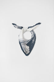 Jil Sander Jumping Man Beige Fibres Scarf