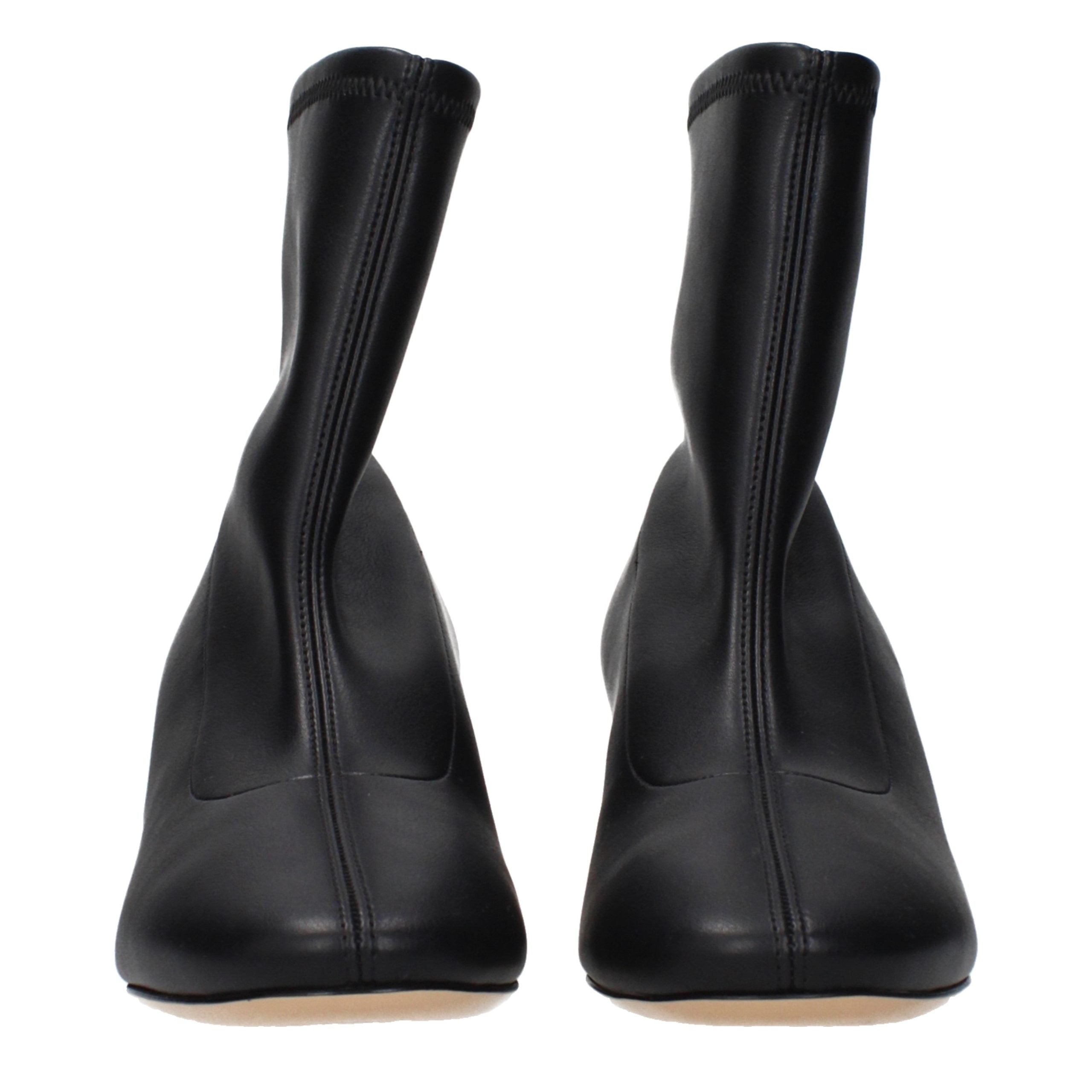Casadei Black Eco Leather Ankle Boots