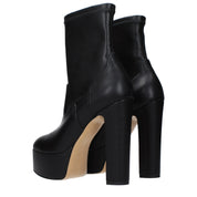 Casadei Black Eco Leather Ankle Boots