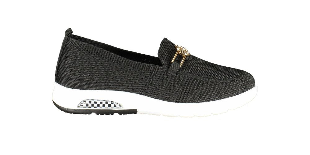 Laura Biagiotti Black Polyester Classic Shoes