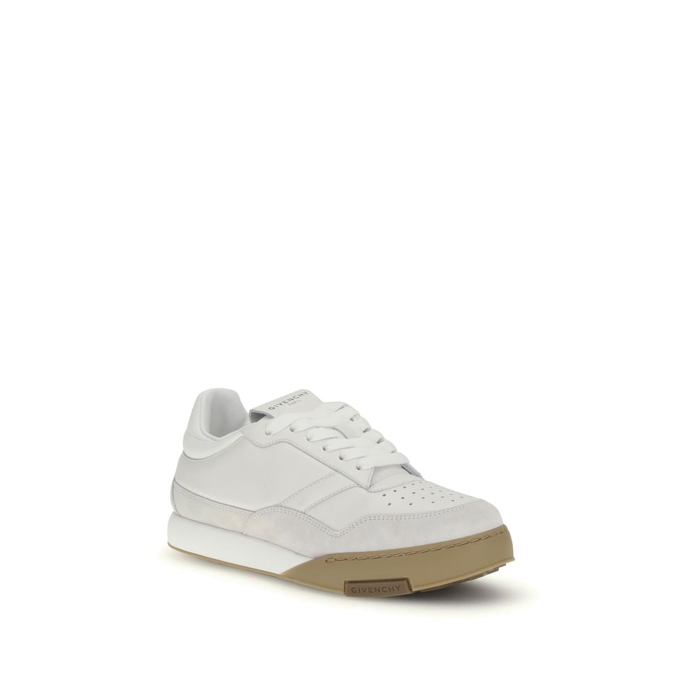 Givenchy White Calf Leather Chunky Sneakers