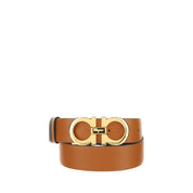 Ferragamo Brown Calf Leather Regular Belt