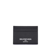 Balenciaga Black Calf Leather Card Holder
